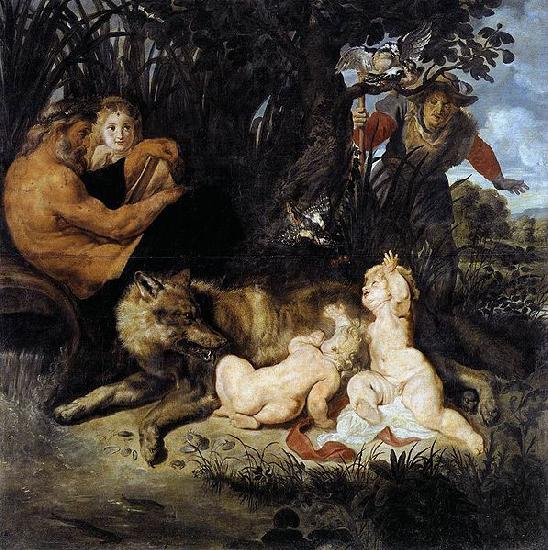 Peter Paul Rubens Romulus and Remus. Sweden oil painting art